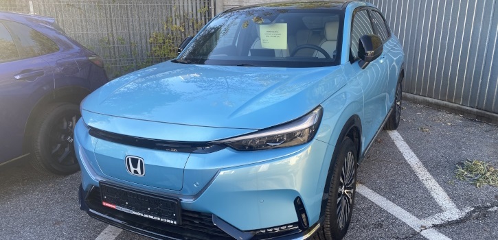 Honda e:NY1 Advance 204 KM 2023 Samochód elektryczny przebieg 95 km Aqua Topaz Metallic